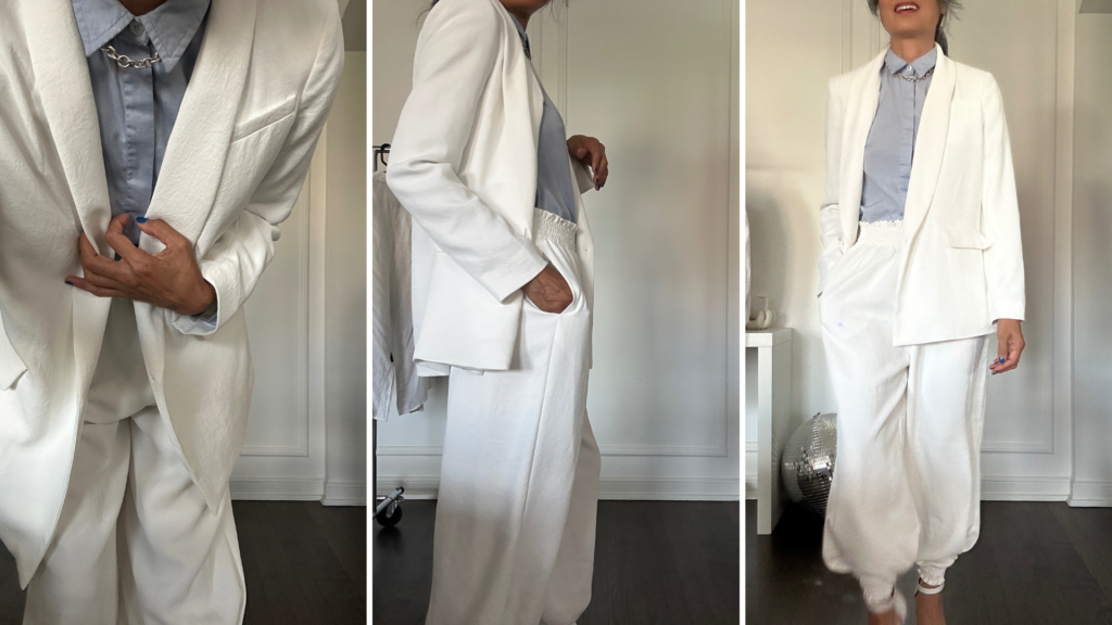 how to wear a white suit